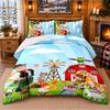La Granja De Zenón Pattern Bedding 3Pcs Set Bed Sheet And Pillowcases For Indoor Bedroom