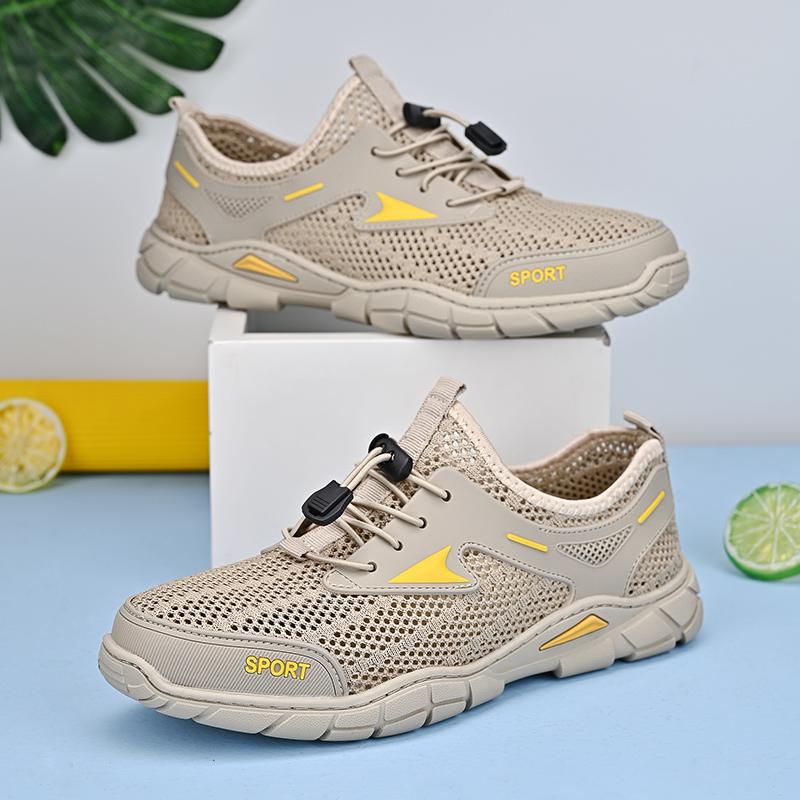 Breathable Summer Mesh Shoes for Men Sandals Hollow Out Sports Sneakers Style Casual Shoes Outdoor Man Wading Aqua Shoes