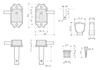 GOTOH Electric Guitar SL Nickel Tuners, 3+3, Buttons, (20322NX) SD90-SL-3+3-N