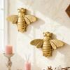 Golden Bee Decoration Creative Insect Hanging Decoration Home Bedroom Dining Room Wall High-End Artistic Wall Hanging Gift