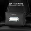 Car Seat Back Tissue Box Auto Leather Tissue Holder For Mercedes Benz AMG Smart W205 C300 W203 W206 W108 W124 W126 Keychain