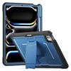 For iPad Pro 13 (2024) Case PC+TPE Tablet Cover with Hidden Zinc Alloy Kickstand