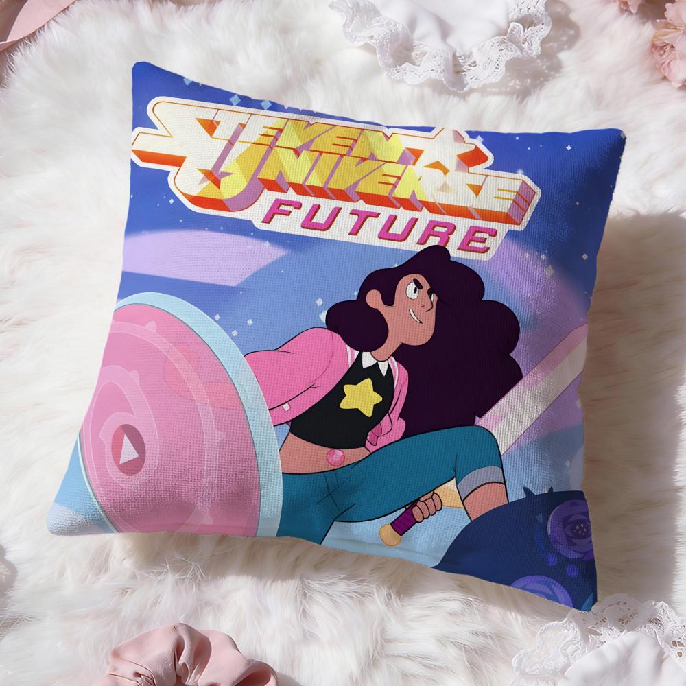 S-Steven Universe FutureS Cushion Cover Premium Comfort Reversible Pillow Cove -Two in One Design for Any Room & Car Interior