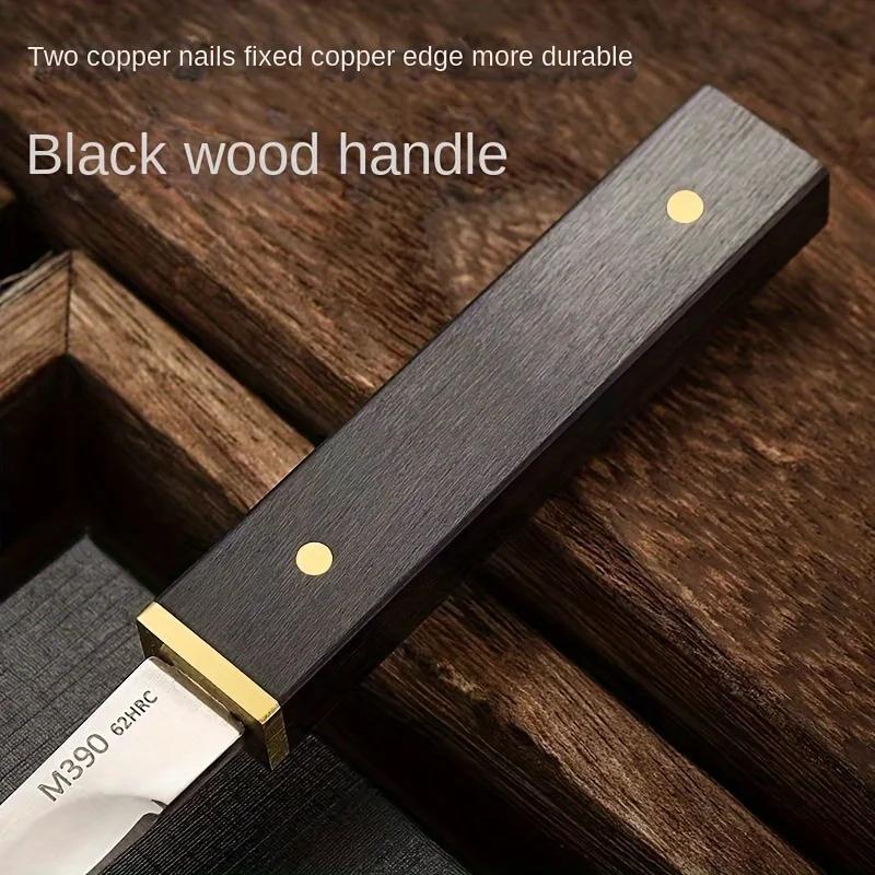 Hohe Härte Obstmesser tragbares Camping-Überlebensmesser Outdoor scharfes Edelstahlmesser