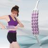 Curved Massage Roller Muscle Roller Ergonomic Guasha Massager Tool Non Slip Handle Curved Calf Roller for Lymphatic Drainage