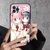 Popular Anime Girl Anime Black Soft Silicone Phone Case For Iphone17 Air 16 15 14 13 12 11 Mini Pro Max Plus