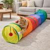 Colorful Pet Play Tunnel Interactive Kitty Training Toy Puzzle Toy Cat Hiding Cave  Exercising