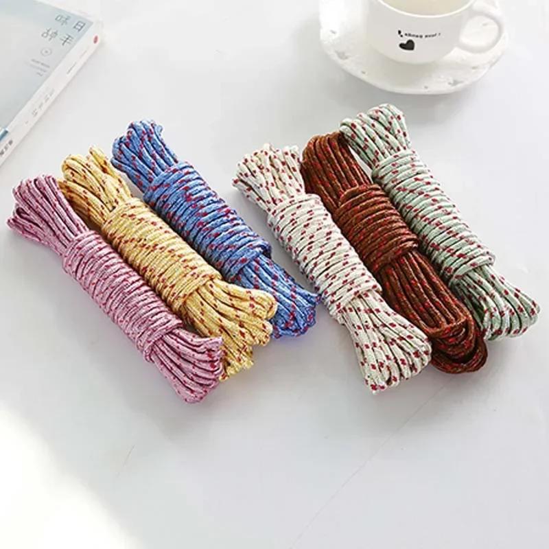 10 Meters Clothesline Drying Rope Outdoor Windproof Non-slip Thick Indoor and Outdoor Non-drilling Cold Clothes Rope