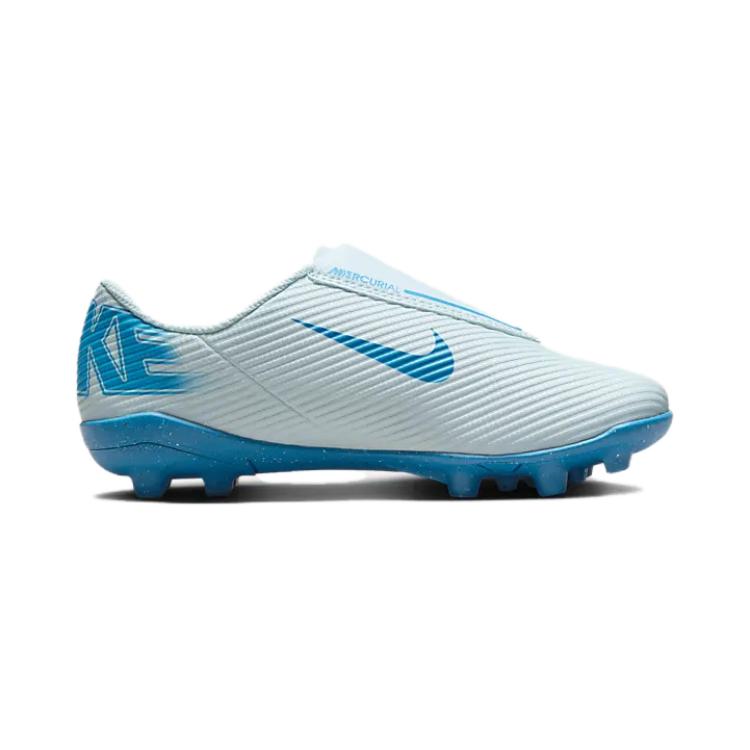 Nike Mercurial Vapor 16 Soft Comfortable Non-Slip Durable Low-Top Soccer Shoes Kids Sneaker Blue FQ8290-400