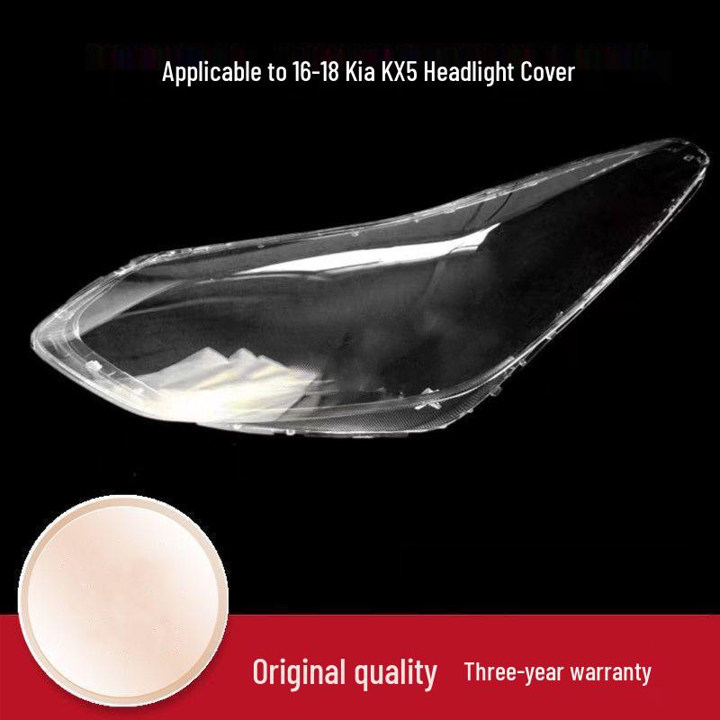 Kia KX5 Headlight Lens Cover, Fits 2016-2018 Models, Transparent Outer Housing