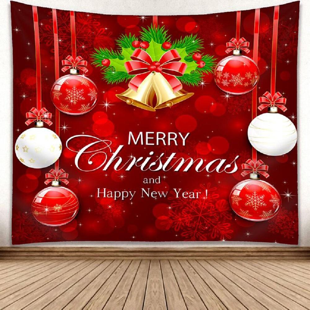 1PC Christmas Wall Hanging Tapestry Home Background Decoration for Bedroom Fireplace
