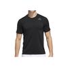 Adidas Mens Training Series Moisture-Wicking Crew Neck Short Sleeve T-Shirt Men Tops Black DZ8427
