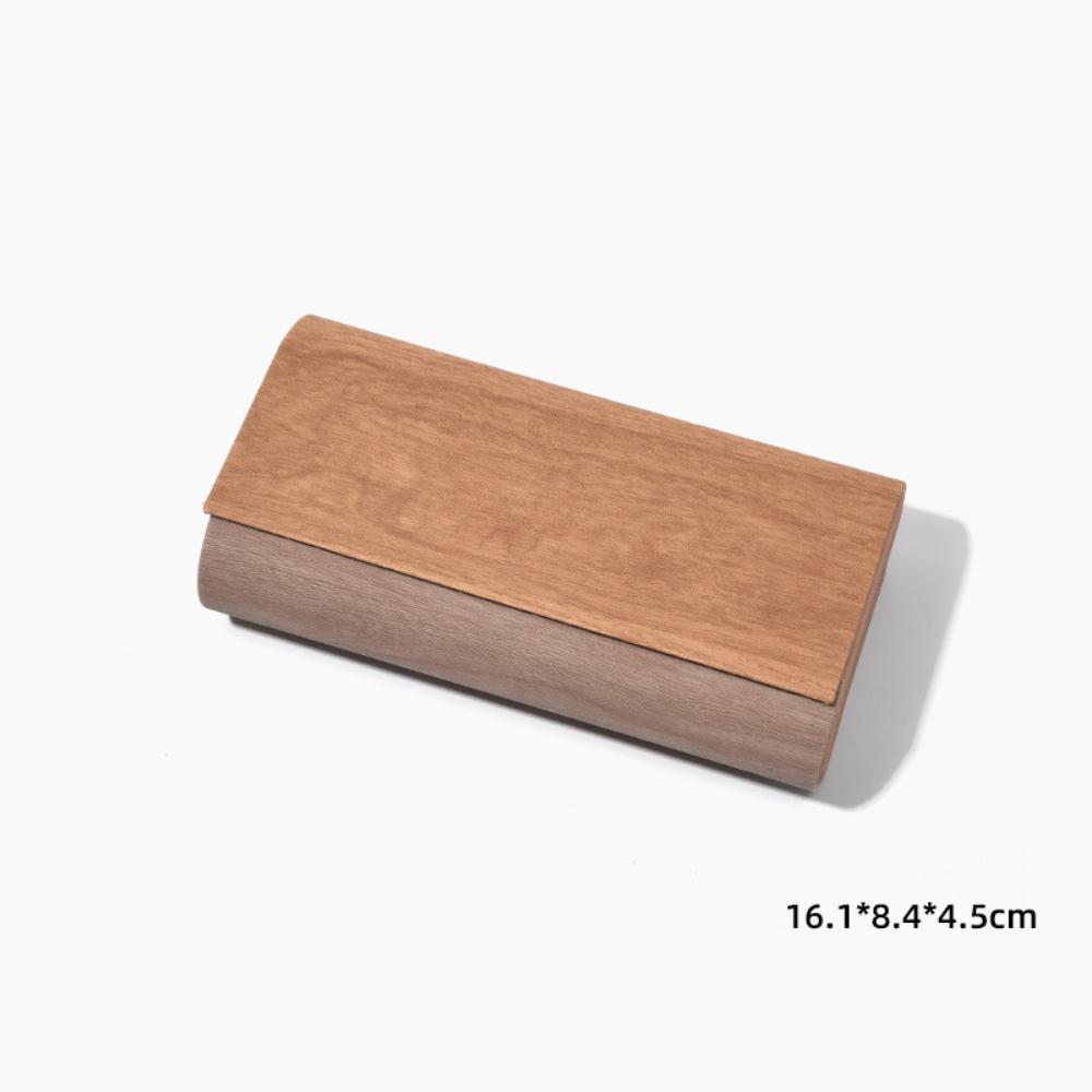 Scratch Resistant Glasses Case Elegant Double Layer Eyeglasses Case Pu Leather Glasses Holder Waterproof For Male Travel