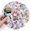 50 Friday Night Funkin' Graffiti Cartoon Game Stickers for DIY Skateboard, Water Bottle, and Suitcase