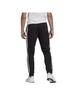 Adidas Sweat Essentials French Terry Tapered Cuff Size 3L 3-Stripes Pants, 31391/NWN54, Men's, Black/White (GK8831),