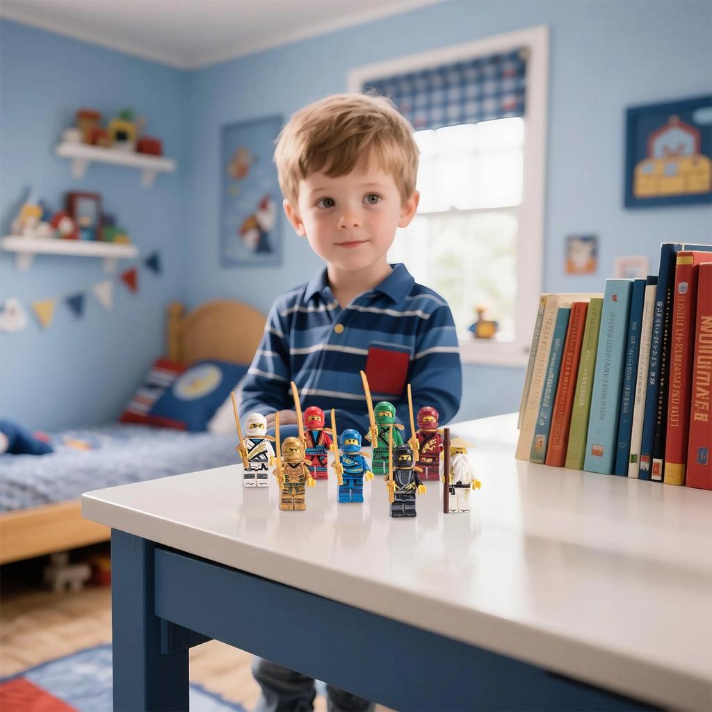 8PCSChildren's Building Block Figurines Are The Best Gifts For Kids