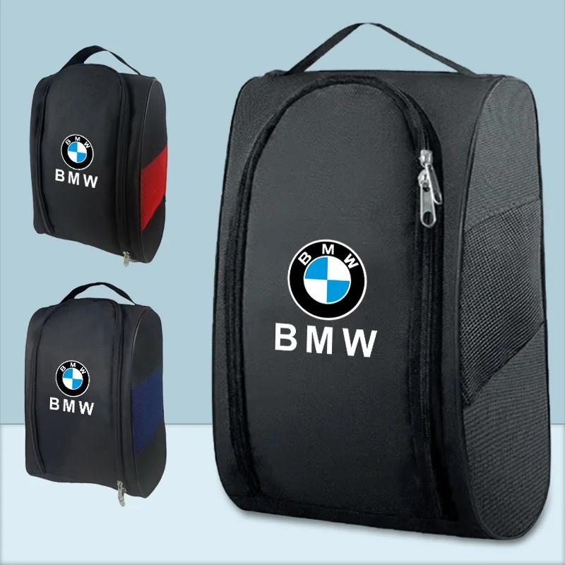 2025 Borsa per Scarpe da Auto Emblema Sneaker Organizzatore da Viaggio per Esterno Custodia Strumenti Per BMW F10 F30 E46 G28 G20 G30 E60 E39 G30