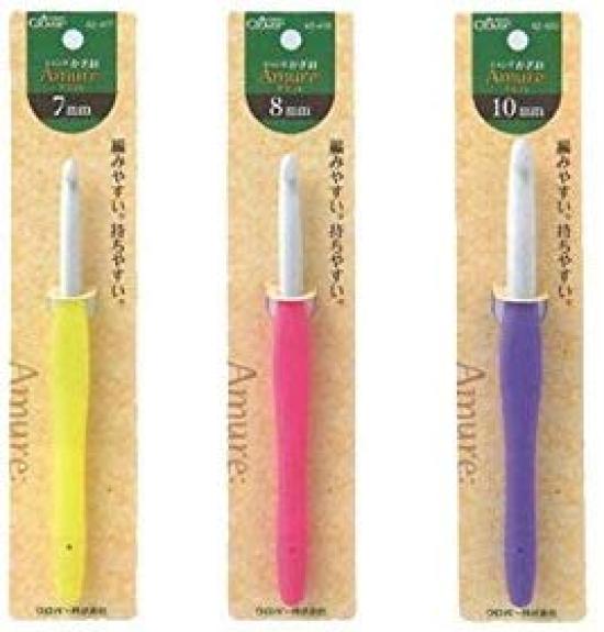 

Jumbo crochet hook [Amulet] set of 3 (7mm, 8mm, 10mm)