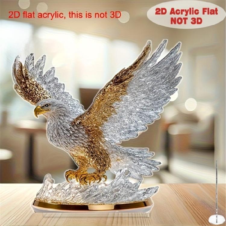 2D-Acryl-Glede-Statuen, Tischdekorationen, Tierfiguren, Skulpturen, Tischornamente für Zuhause und Büro