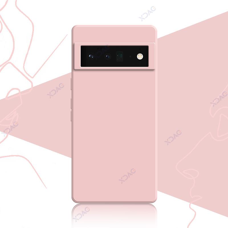 Luxury Square Liquid Silicone Case for Google Pixel 6 Pro 6A Pixel6 A 5G 360 Soft Phone Cover Anti Fall Bag Coque Armor