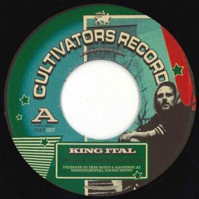 7-Zoll-Schallplatte KIING ITAL - Who To Blame / Dub To Blame CULT007 Cultivators Rec 2020 Schweden Reggae, Ska & Dub