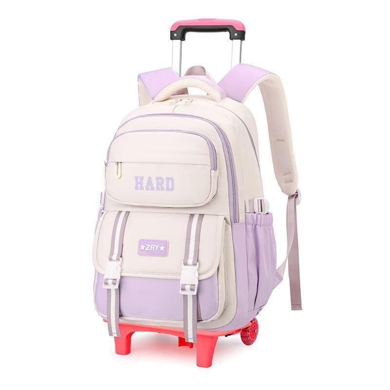 MIAOQIAO Children s Rolling Waterproof School Backpack Standard