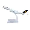 16CM A340 Lufthansa Plane Model Alloy Aircraft Models with Wheels 6Inch Airplane for Children Collection Gift Display