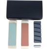 Naniwa Polishing Industrial 4 Piece Whetstone Set with Stand for Medium Finish #1000 Rough Grindi...