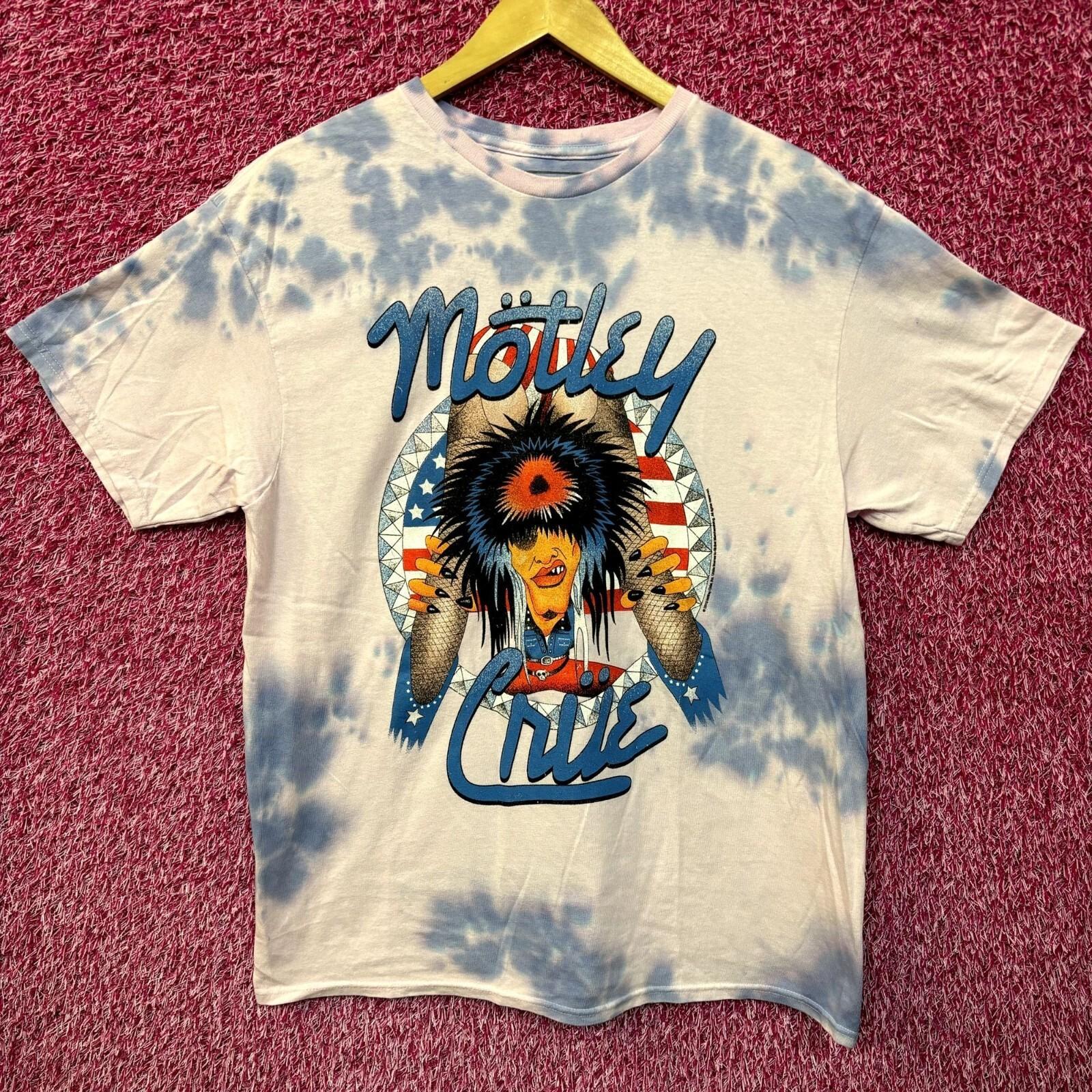 

Motley Crue Girls Girls Girls Animated Heavy Metal Tie Dye L S