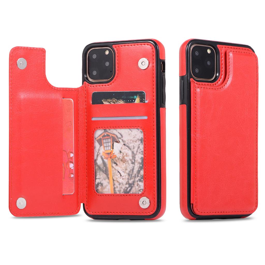 iPhone 14 Case New Card Slot 16 Leather Case Compatible with Apple 17 Pro Max Creative Shockproof Protective Cover