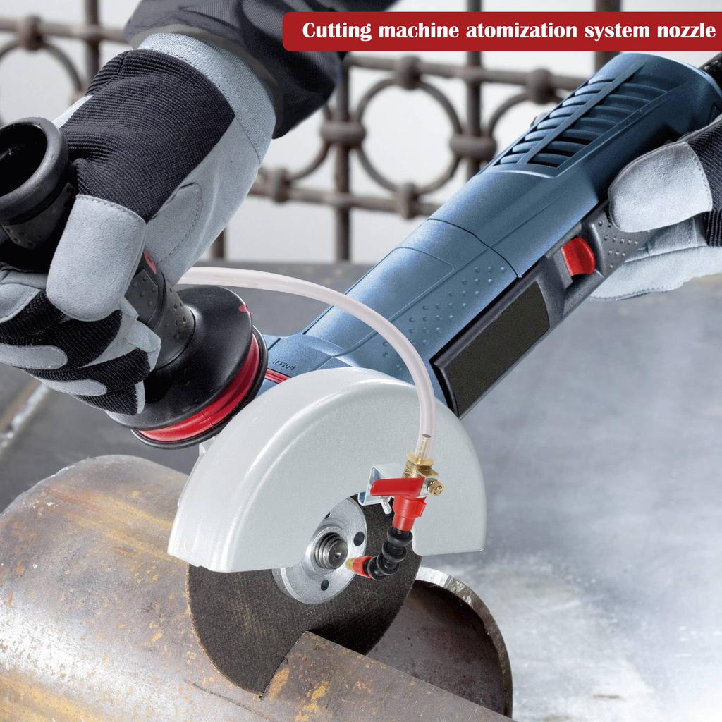 2Pcs Angle Grinder Dust Remover Water Sprayer Cutting Machine Sprayer System Brass Nozzle Dust-Proof Cooling Sprayer