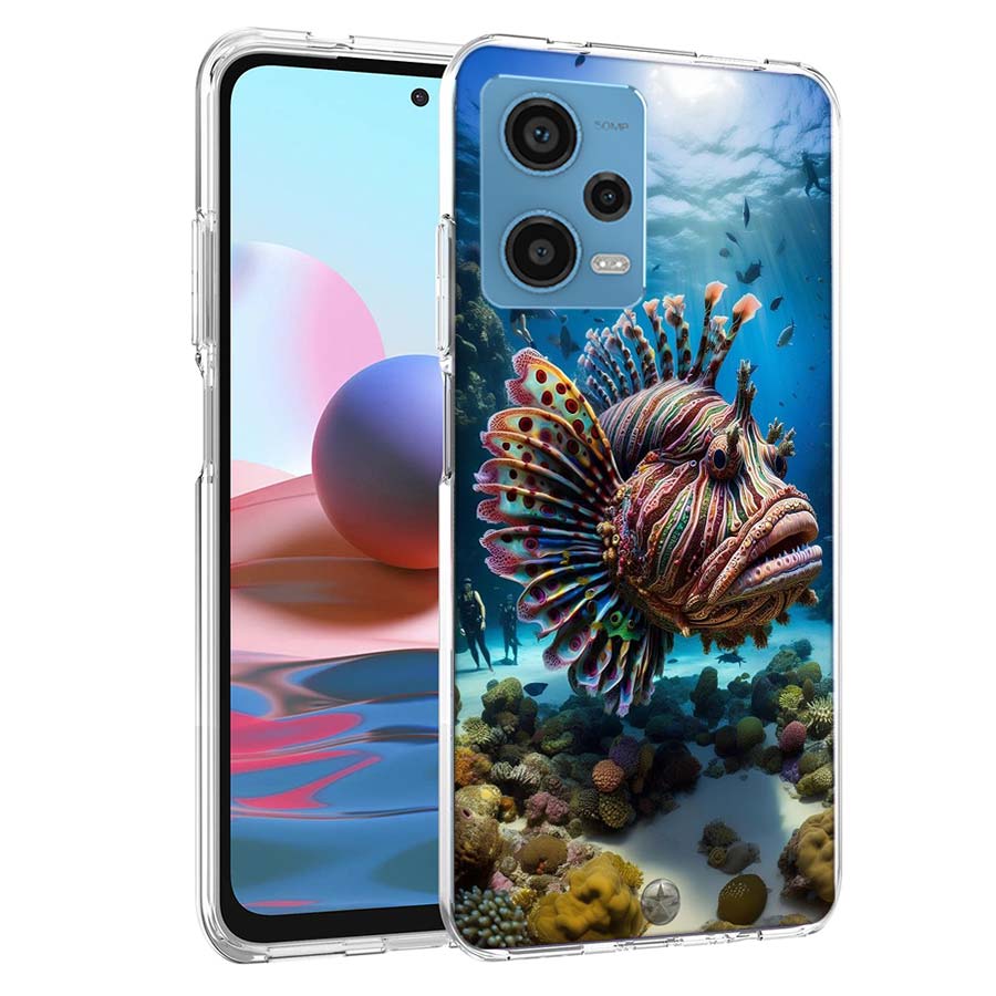 Clown Fish in the Sea or Ocean Phone Case For Redmi Note 13 12 14 15 Pro Plus 13R 11 11T 11E 11S 10 Pro 10S 9 9S Cover Cell Clea