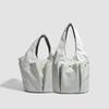 Textured Single Shoulder Underarm Bag Women'S Pleated Double Pocket Bag Handbag Large Capacity Commuter Tote Bag
