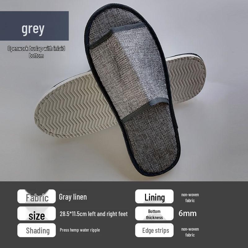 Thickened Anti-slip Disposable Hotel and Home Guest Slippers