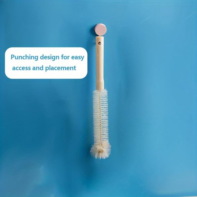1pc Long Handle Toe Cleaner Brush, Reusable Cleaning Tool Easy-Grip with Hanging Hole Design