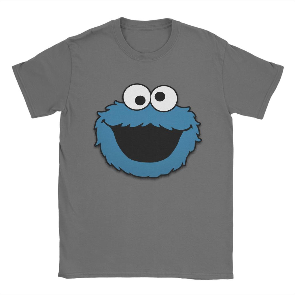 Unisex Women Cookie Monster Sesames Streets T Shirt Cartoon Cotton Clothing Novelty Short Sleeve O Neck Tees New Arrival TShirts