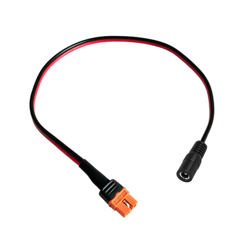 XT60I to DC5521 Converters Cable Power Cable Plastic and Metal Texture Power Cord Perfect for Vehicles and FPV Equipment