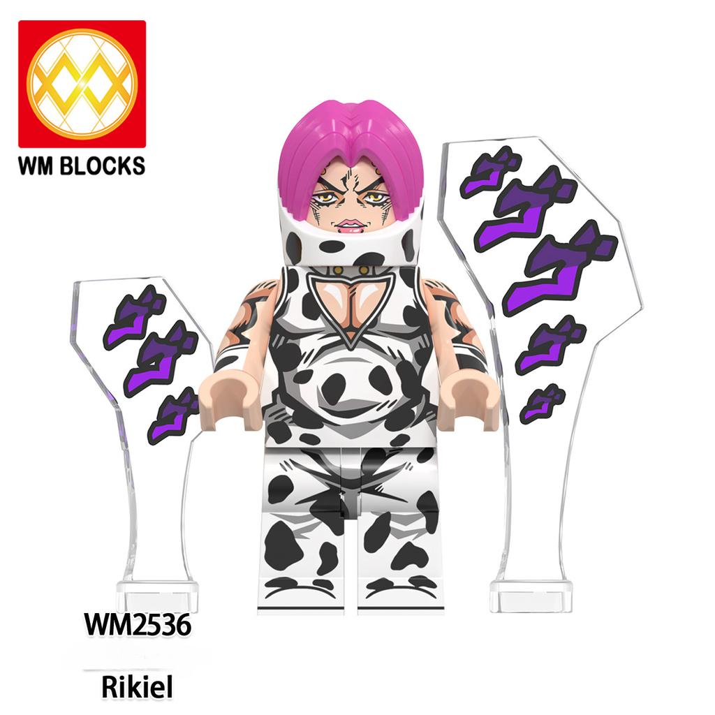 WM6160 Anime Building Blocks – DIY Mini Action Figures, Collectible Japanese Anime Character Toys