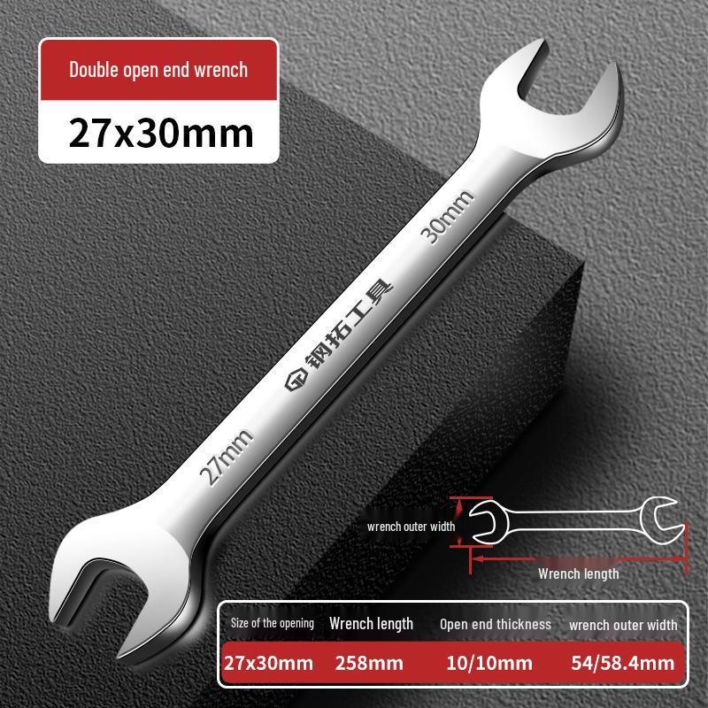 Doppelmaulschlüssel-Satz (Dünne Gabel) - Größen 8, 10, 14, 17