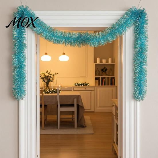 DIY Bastelgirlande Streifen 78 Zoll Rosa Lametta Weihnachtsdekoration, Glitzer Metallisch Gedreht Saisonale Event Hängedekoration für Weihnachtsbaum, Hochzeit,