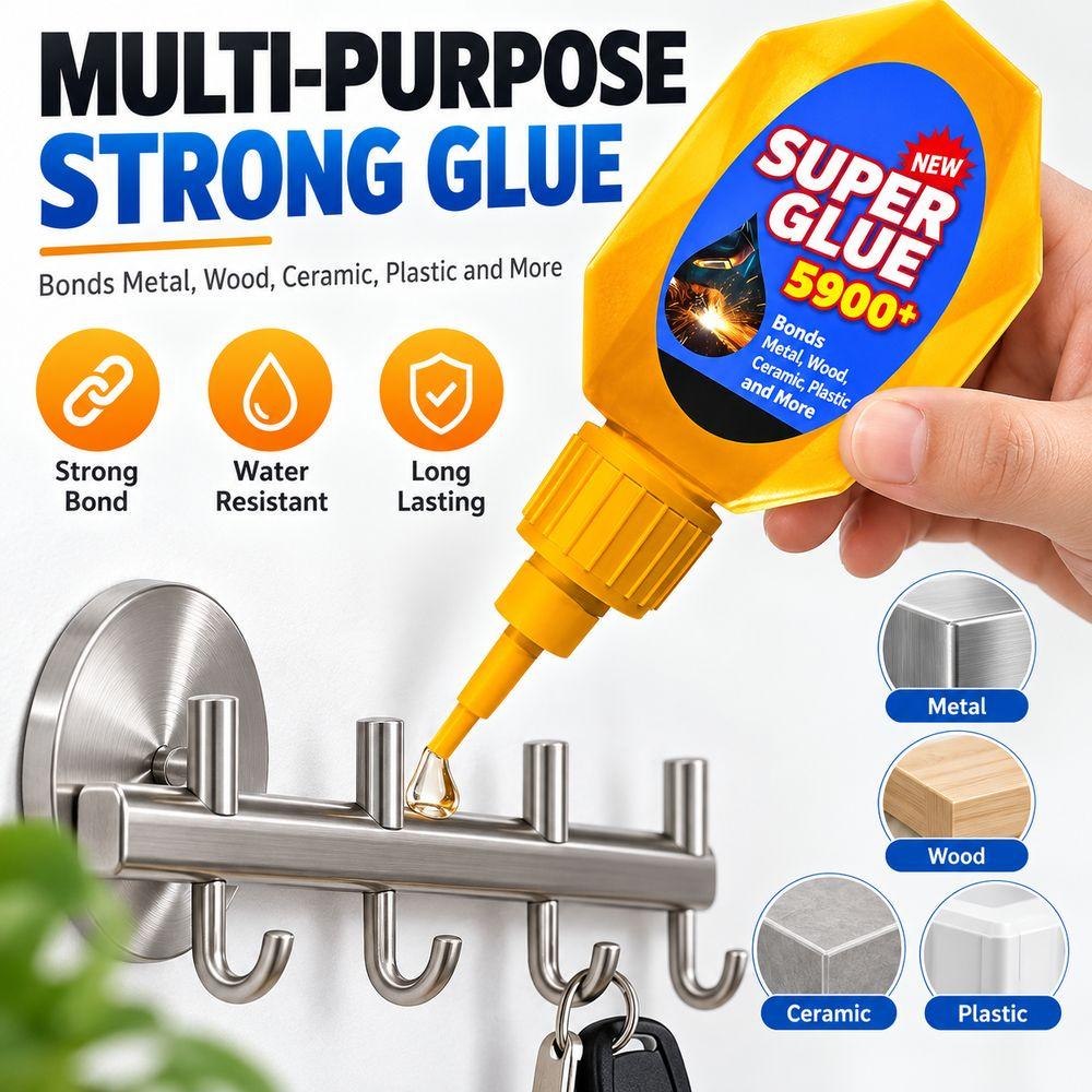 Oil Based Quick Drying Glue Multi Purpose Strong Bond Glue Durable Universal Repair Glue for Toys