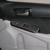 Carbon Fiber Interior Front Window Control Cover Trim For Toyota Camry 2012-2014