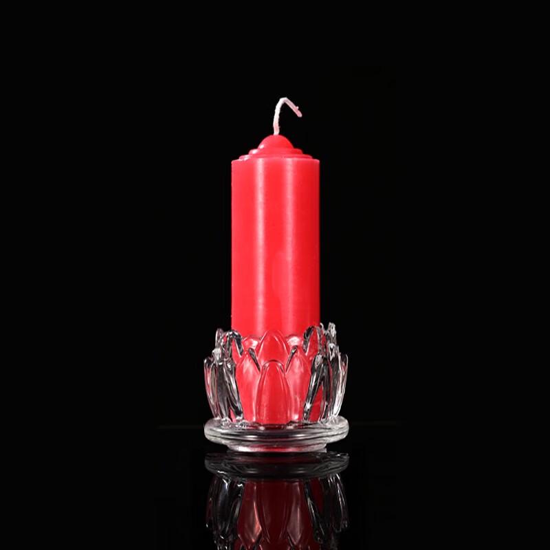 Yudu Red Household Emergency Candles (6-Pack)