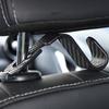 2/4pcs Car Seat Hook, Save Space, Durable Car Carbon Fiber Hook, Hidden Seat Back Hook, For Hang Heavy Objects, Sundries, Bags 3.5in Car Accessories