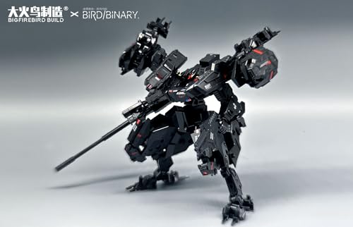 BIGFIREBIRD BUILD "Bird Binary" Tiger Hunt TYPE ALPHA Smokey Tiger [Gun Power & Black Cat 2-Piece Set] PVC & Alloy Painted Movable Figure