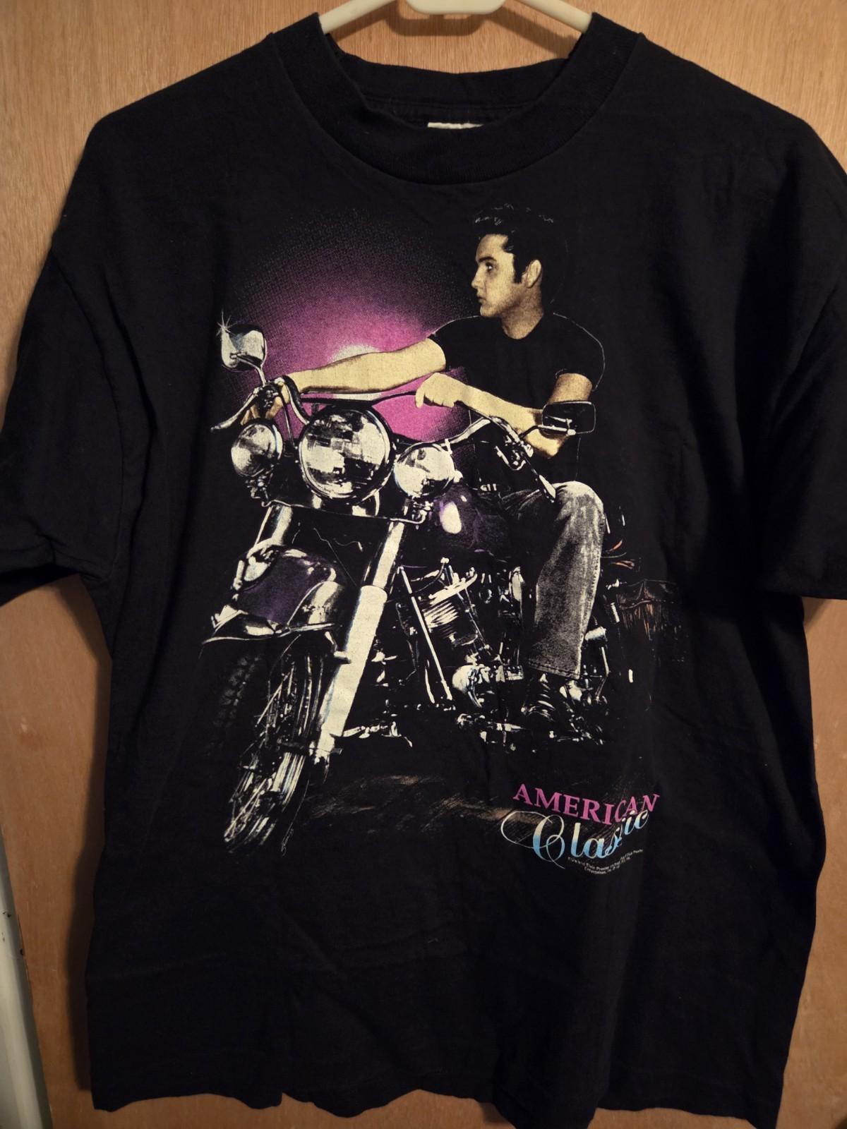 1992 Elvis Presley Harley Davidson Size Xl Shirt Unisex T-Shirt XXXXL
