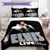 Elvis Presley Bettwäsche-Set Perfekt für das Gästezimmer Weicher Stoff Perfektes Geschenk für Freunde Familie