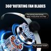 Portable Mosquito Repellent Fan with LED Light Battery Powered Electric Fly Repeller Pest Control Fan for BBQ Picnic Parties