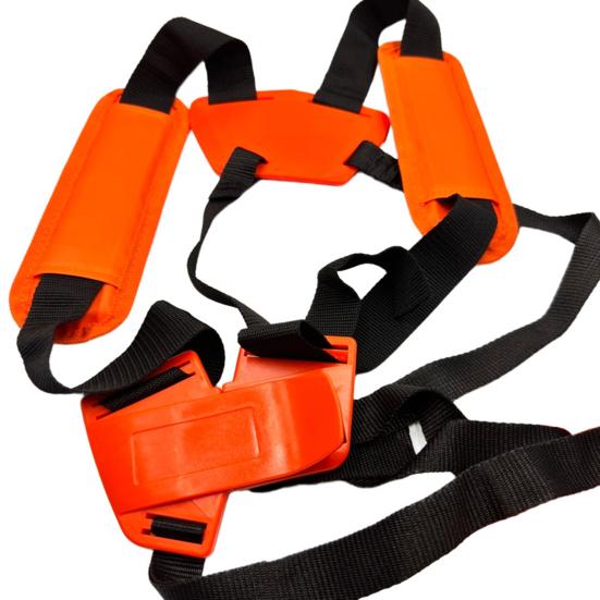 Universal Trimmer Harness Adjustable Strimmer Harness Padded Double Shoulder Straps with Belt for Brush Cutters Garden Grass Trimmer