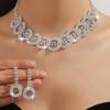 Diamond Necklace Earrings Set Wedding Gifts Accessories Wedding Gifts Luxury Accessories